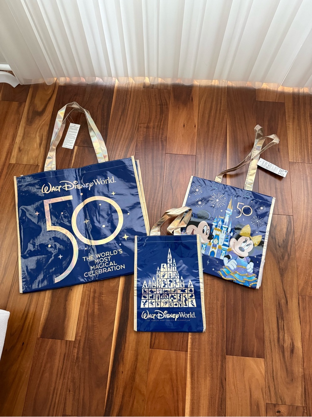 Walt Disney World 50th Anniversary Reusable Tote Bags
Lot - Magical Celebration